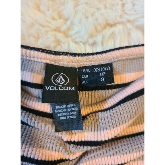 Women"s XS striped Bodycon Volcom dress - Picture 6 of 7